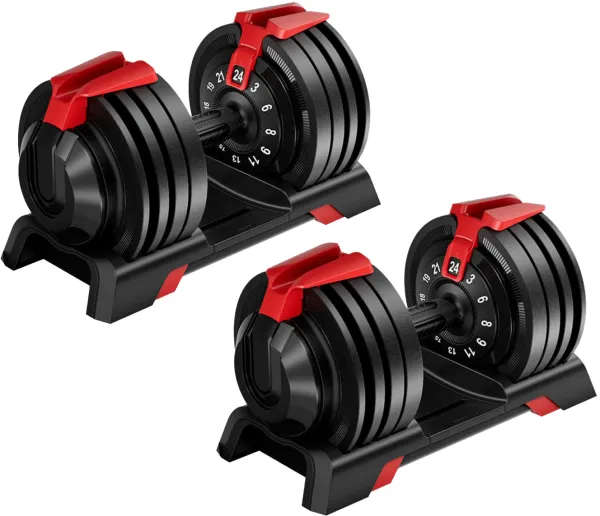 Odin Justerbart Hantelset (12-i-en hantel) 2 st 24 kg