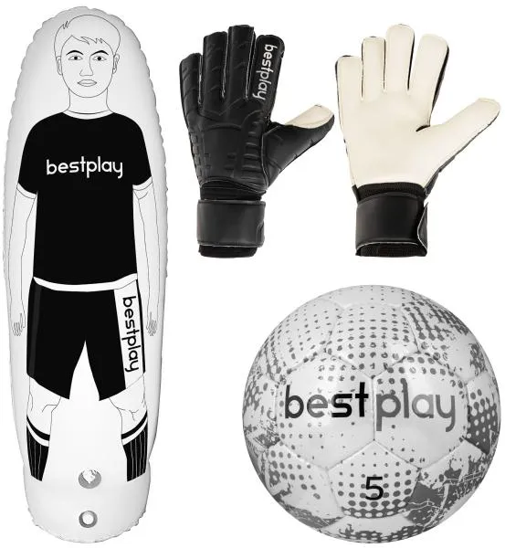 Bestplay Målvaktshandske för barn + Fotboll + Airdummy